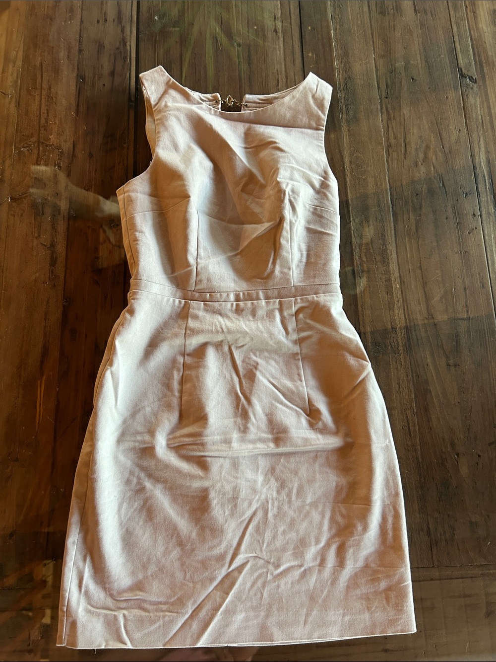 H&M Light Blush Sleeveless Sheath Dress
